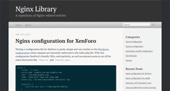 Desktop Screenshot of nginxlibrary.com