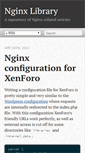 Mobile Screenshot of nginxlibrary.com