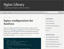 Tablet Screenshot of nginxlibrary.com